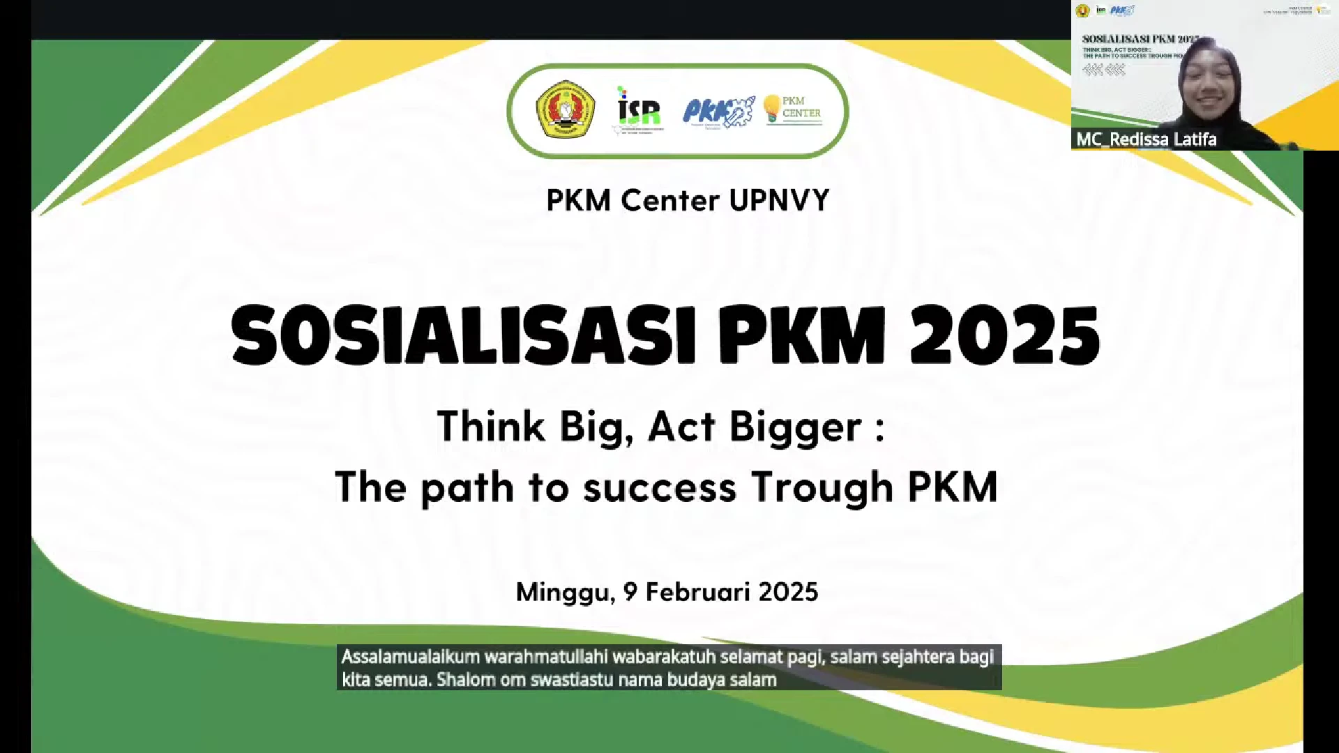 Kegiatan Sosialisasi PKM 2025